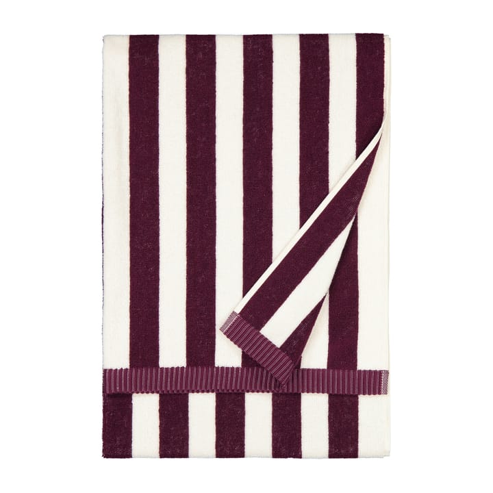 Serviette de bain Nimikko 70x140 cm - Plum-off white - Marimekko