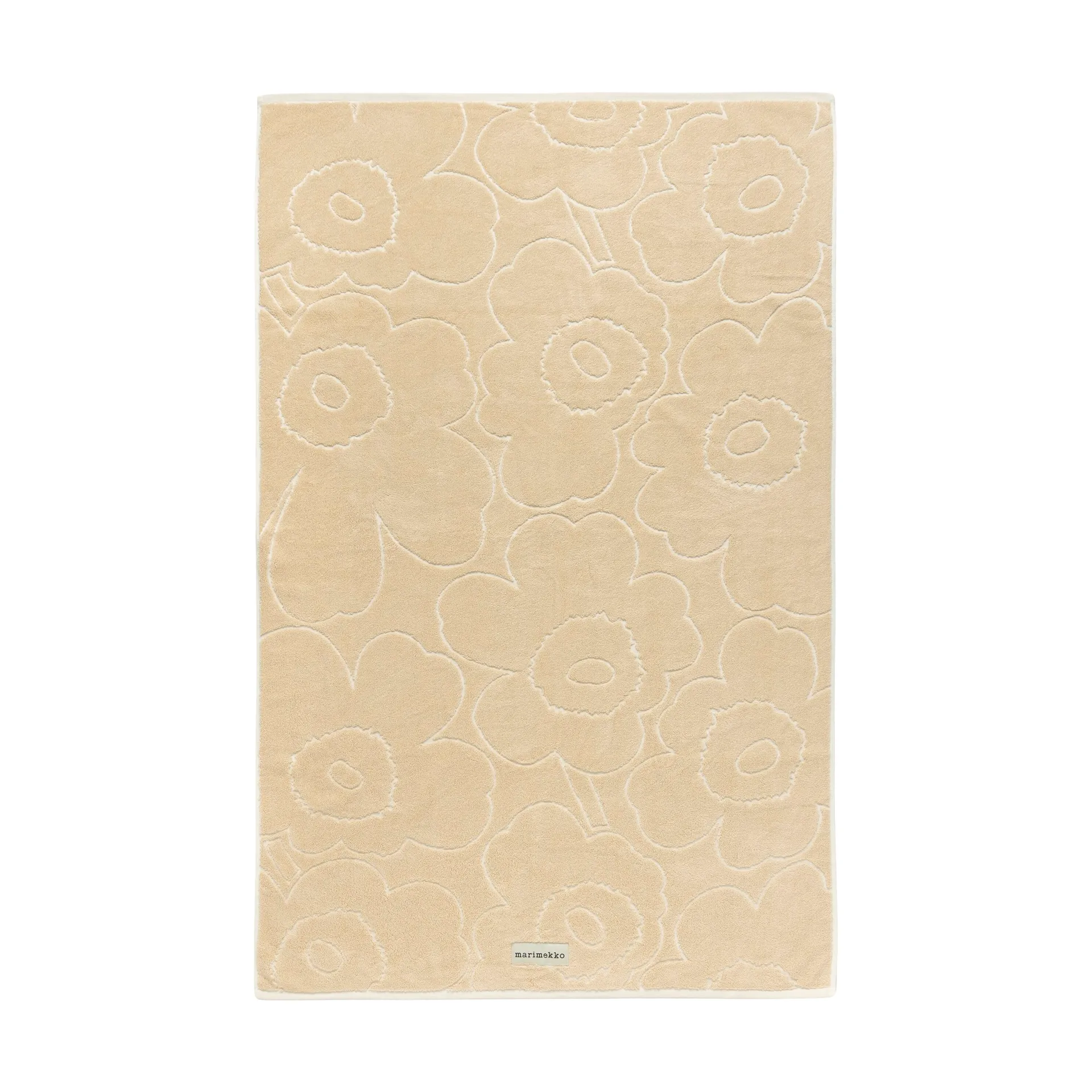 Serviette de bain Piirto Unikko 100x160 cm, Beige Marimekko