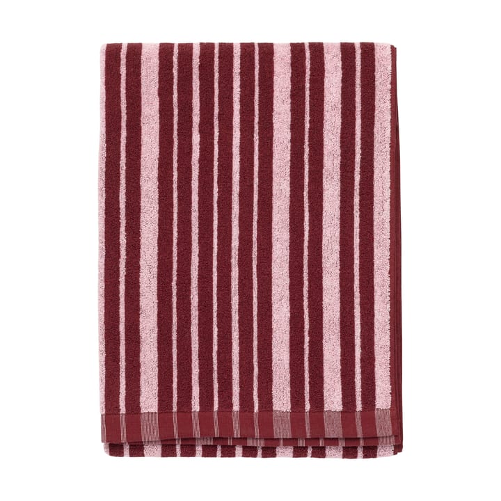 Serviette de bain Raide 70x150 cm - Bordeaux-rose - Marimekko