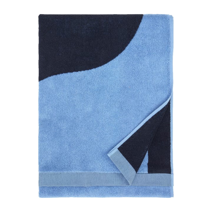 Serviette de bain Seireeni 70x150 cm, Bleu foncé-bleu Marimekko