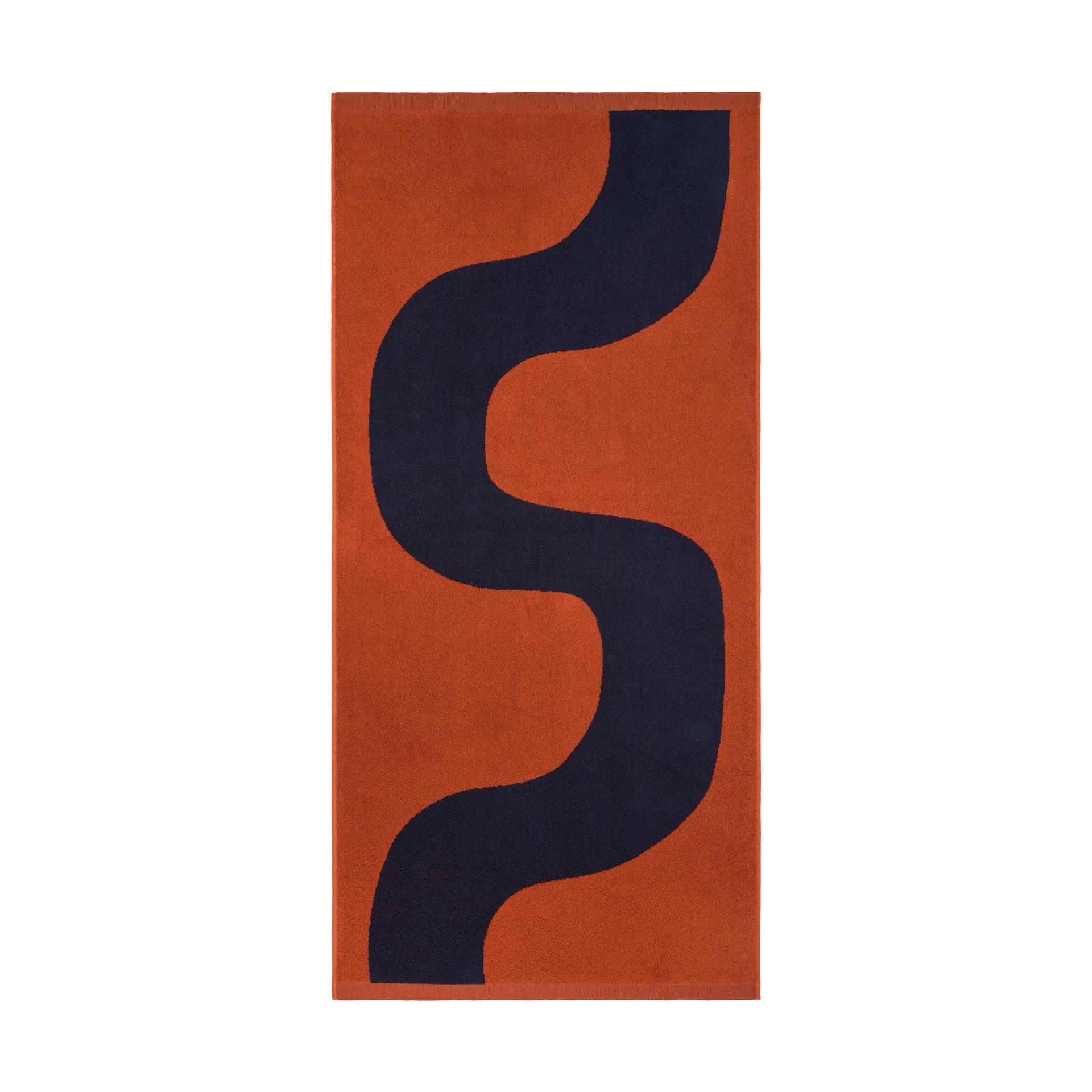 Serviette de bain Seireeni 70x150 cm, Rooibos-dark blue Marimekko