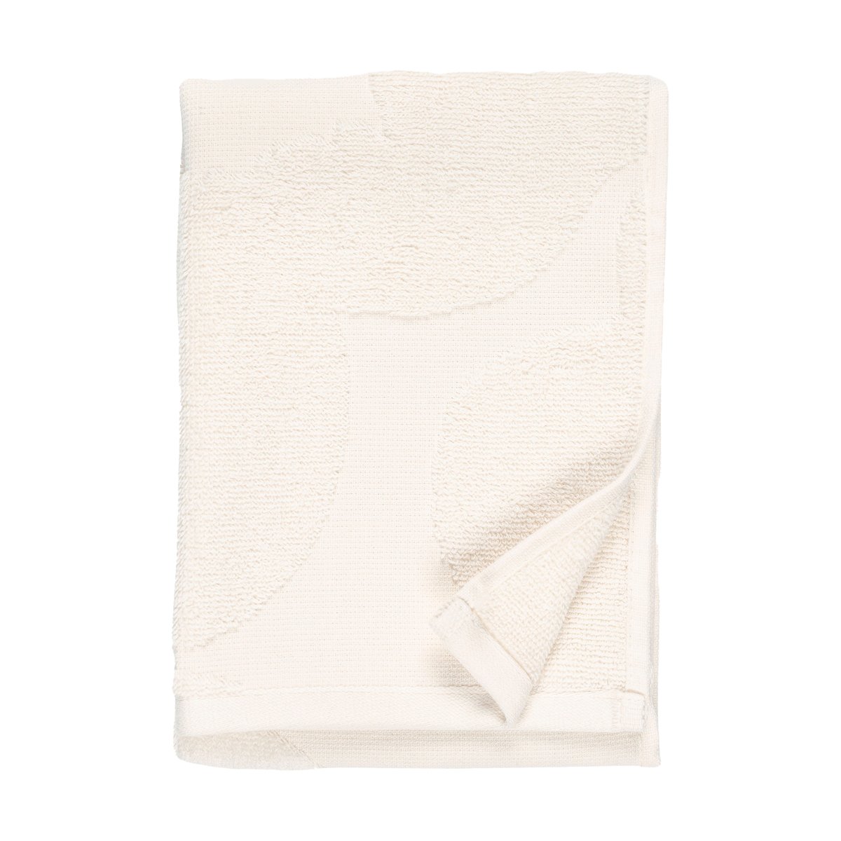 Marimekko Serviette de bain solide Unikko 70x150 cm Écru
