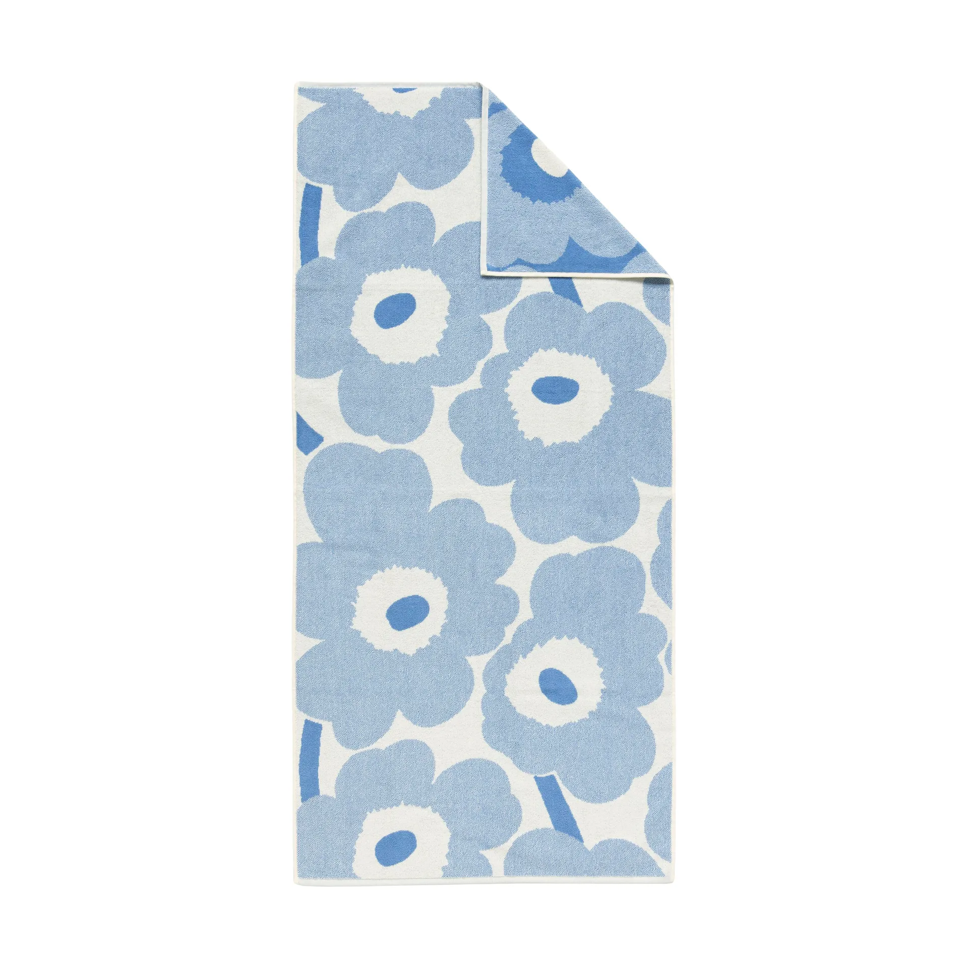 Serviette de bain Unikko 70x150 cm, Bleu Marimekko