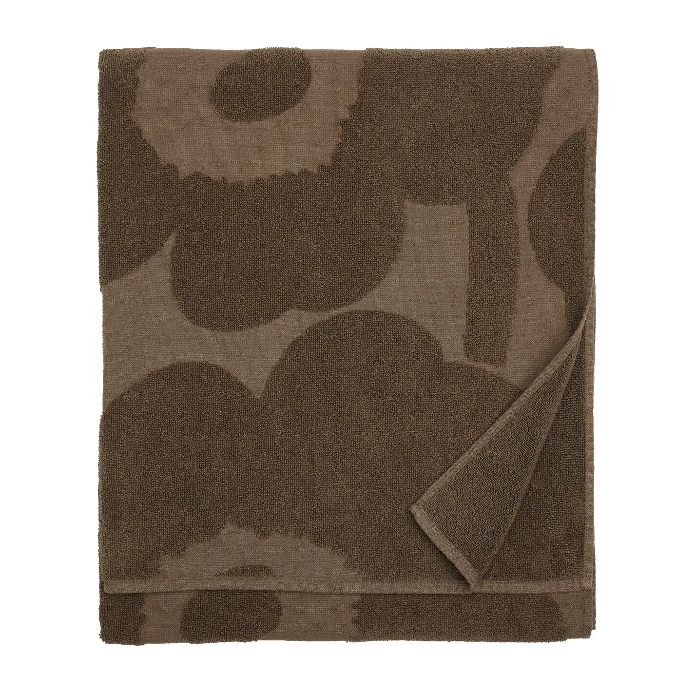 Serviette de bain Unikko 70x150 cm, dark sand Marimekko