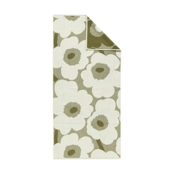 Serviette de bain Unikko 70x150 cm - Green umber-cream - Marimekko