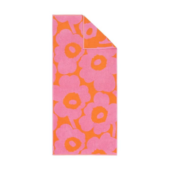 Serviette de bain Unikko 70x150 cm - Orange-pink - Marimekko