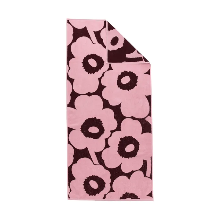 Serviette de bain Unikko 70x150 cm - Plum-rose - Marimekko