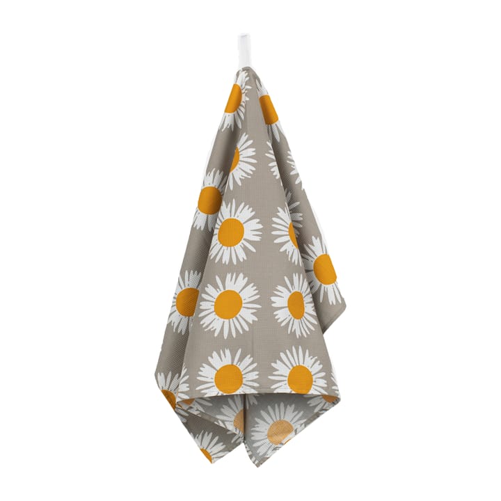 Serviette de cuisine Auringonkukka 47x70 cm - Beige-blanc - Marimekko