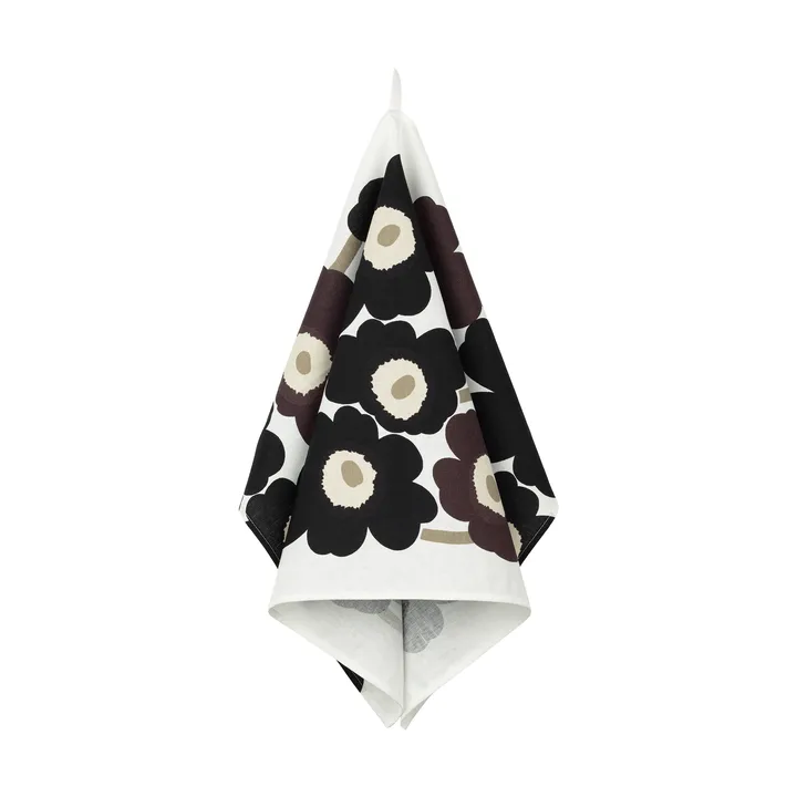 Serviette de cuisine Unikko 47x70 cm - White-dark grey-beige - Marimekko