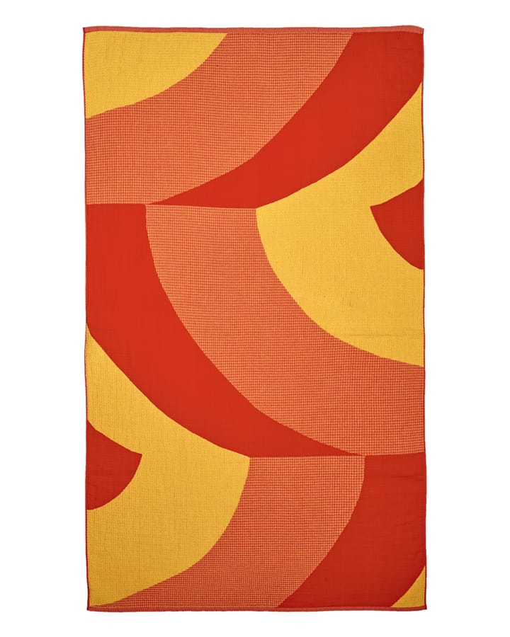 Serviette de plage Paraati 100x180 cm - Rouge-jaune - Marimekko
