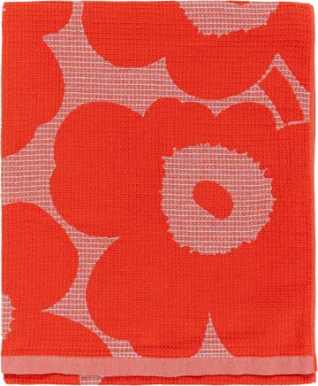 Serviette de plage Unikko 96,5x180 cm - L. blue-orange - Marimekko