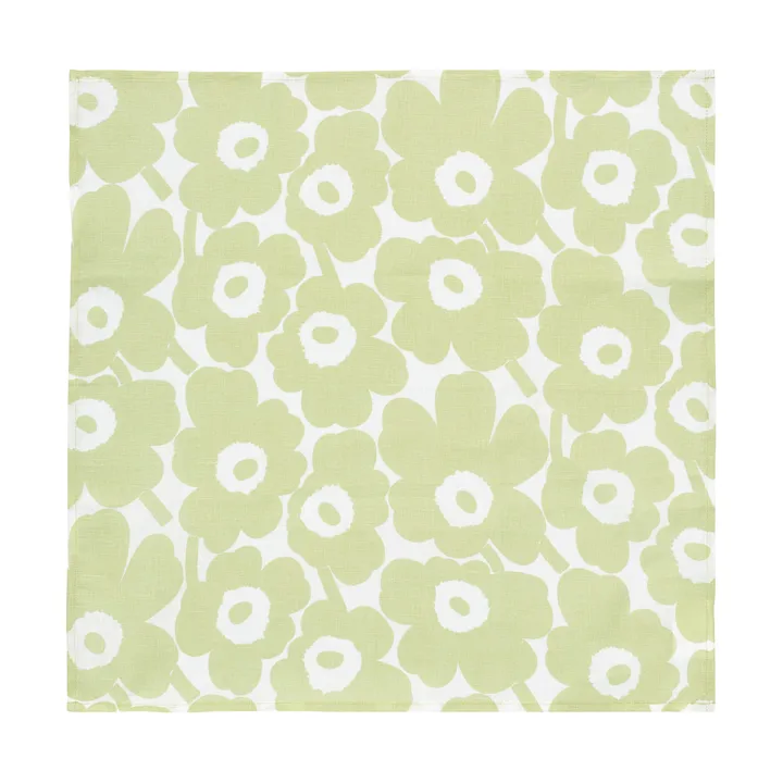 Serviette en tissu Mini unikko 43x43 cm - Pear-white - Marimekko