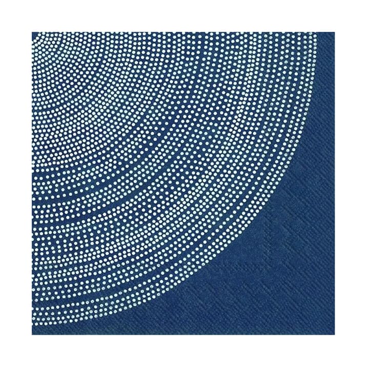 Serviette Fokus 33x33 cm Lot de 20 - Bleu foncé - Marimekko