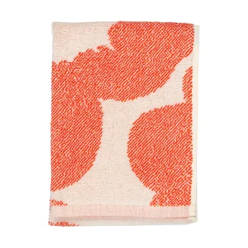 Serviette invité Unikko 32x50 cm - Off white-orange red - Marimekko
