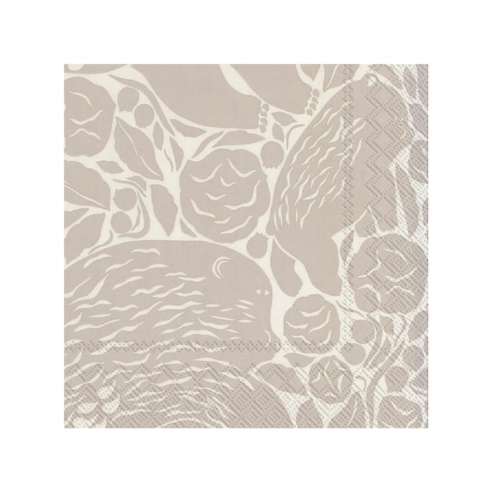 Serviette Karhuemo Lot de 20 - Cream - Marimekko