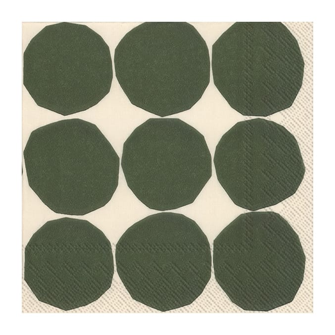 Serviette Kivet 33x33 cm Lot de 20 - Blanc-vert - Marimekko