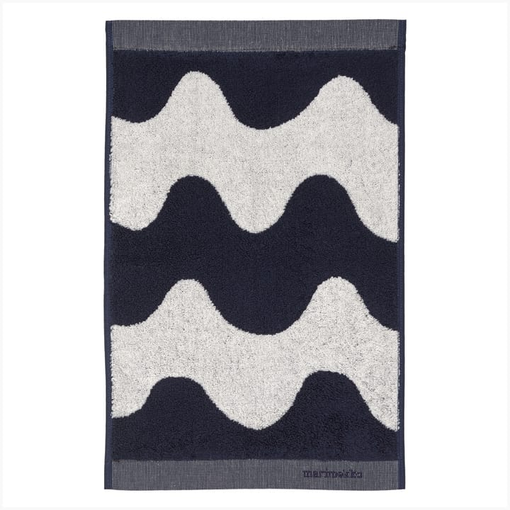 Serviette Lokki bleu foncé-blanc - 30x50 cm - Marimekko