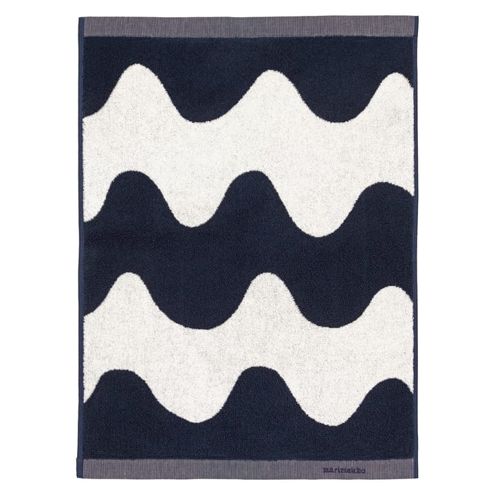 Serviette Lokki bleu foncé-blanc - 50x70 cm - Marimekko