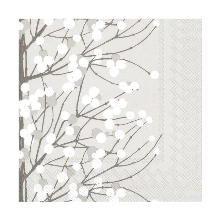 Serviette Lumimarja 33x33 cm Lot de 20 - Gris - Marimekko