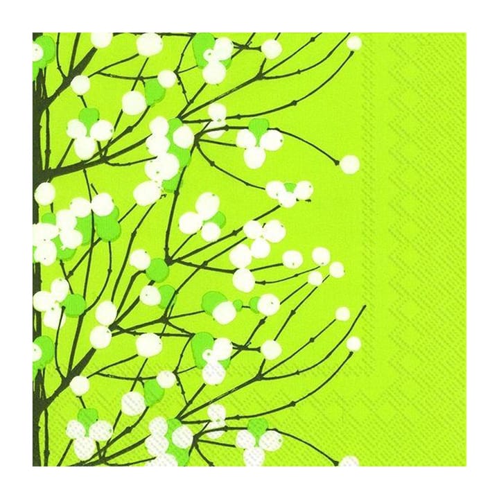 Serviette Lumimarja 33x33 cm Lot de 20 - Light green - Marimekko