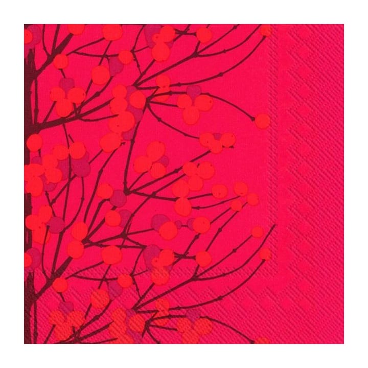 Serviette Lumimarja 40x40 cm Lot de 20 - Red - Marimekko