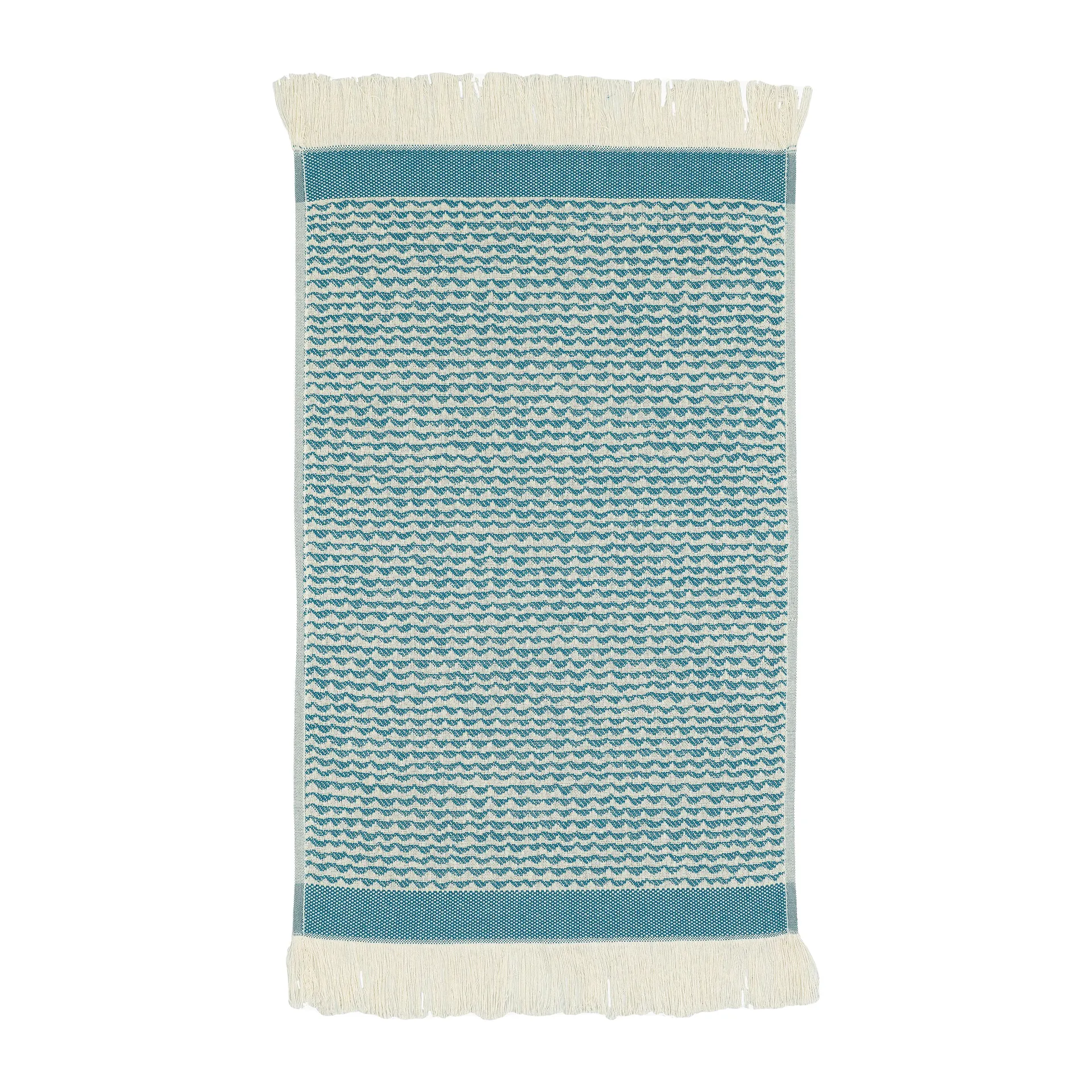 Serviette Papajo blanc cassé-turquoise, 30x50 cm Marimekko