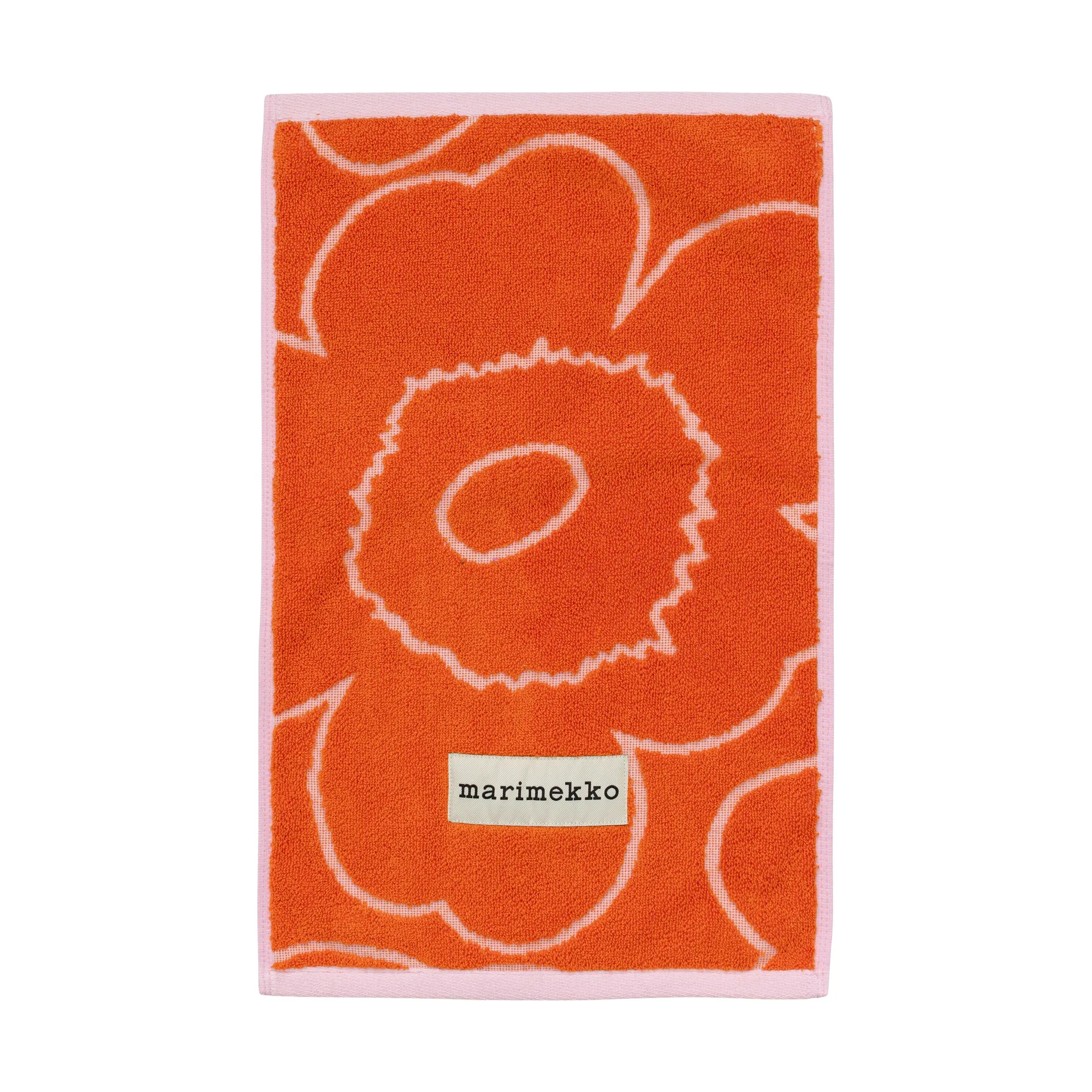 Serviette Piirto Unikko 30x50 cm, Burnt orange-pink Marimekko