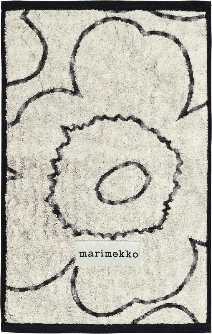 Serviette Piirto Unikko 30x50 cm, Ivory-black Marimekko