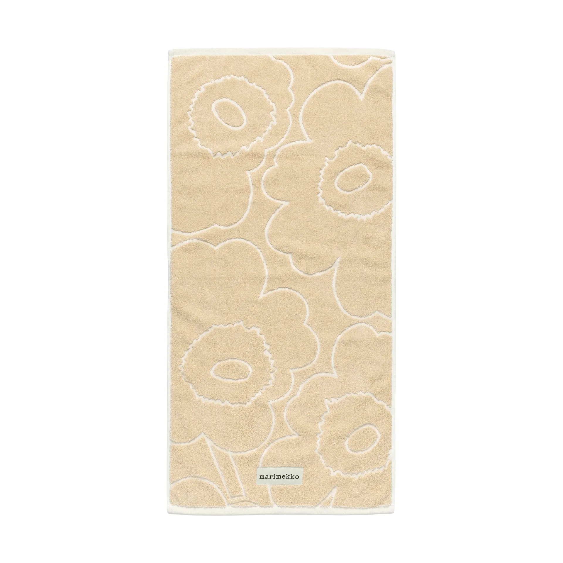 Serviette Piirto Unikko 50x100 cm, Beige Marimekko