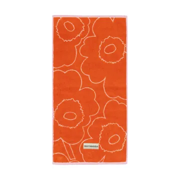 Serviette Piirto Unikko 50x100 cm - Burnt orange-pink - Marimekko