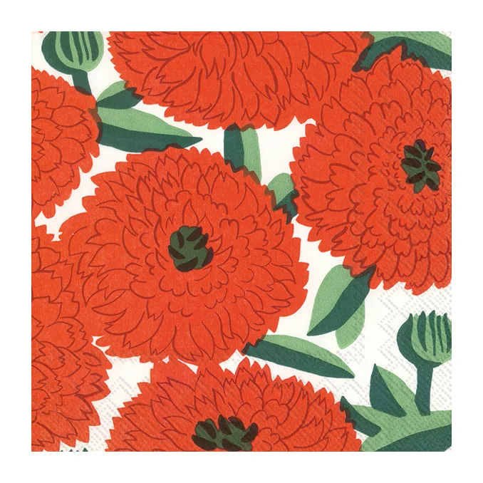 Serviette Primavera 33x33 cm 20-pack, Rouge Marimekko