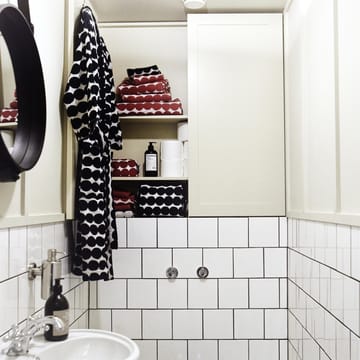 Serviette Räsymatto noire - Serviette de bain 70x150 cm - Marimekko
