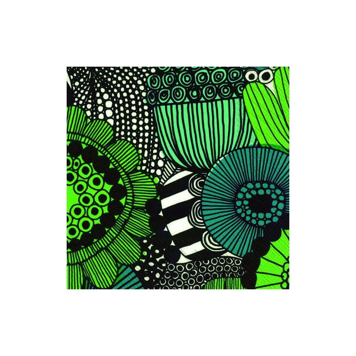 Serviette Siirtolapuutarha 33x33 cm Lot de 20 - Vert - Marimekko
