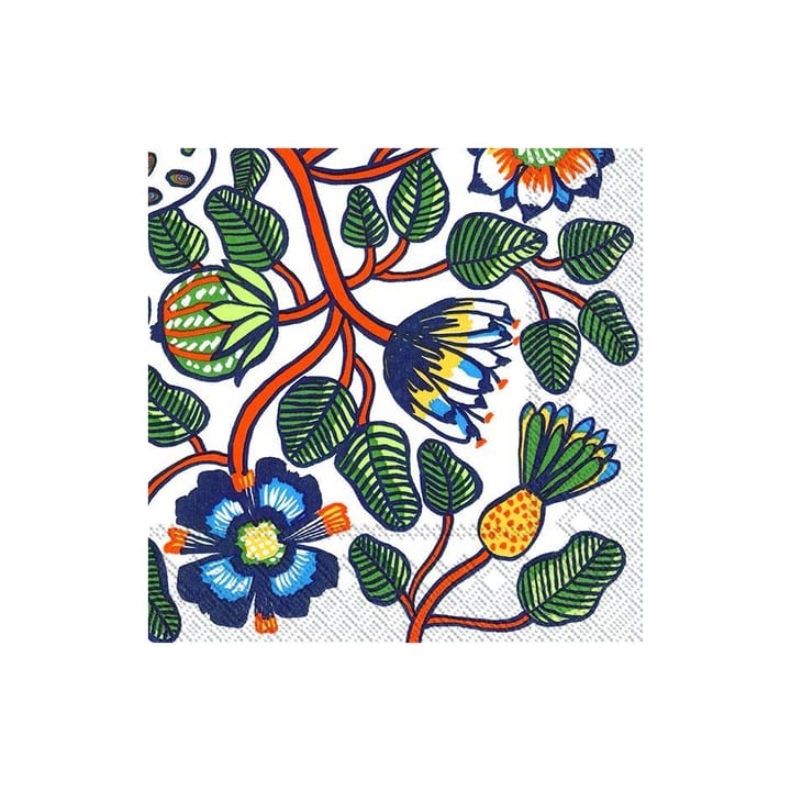 Serviette Tiara 33x33 cm Lot de 20 - Orange - Marimekko