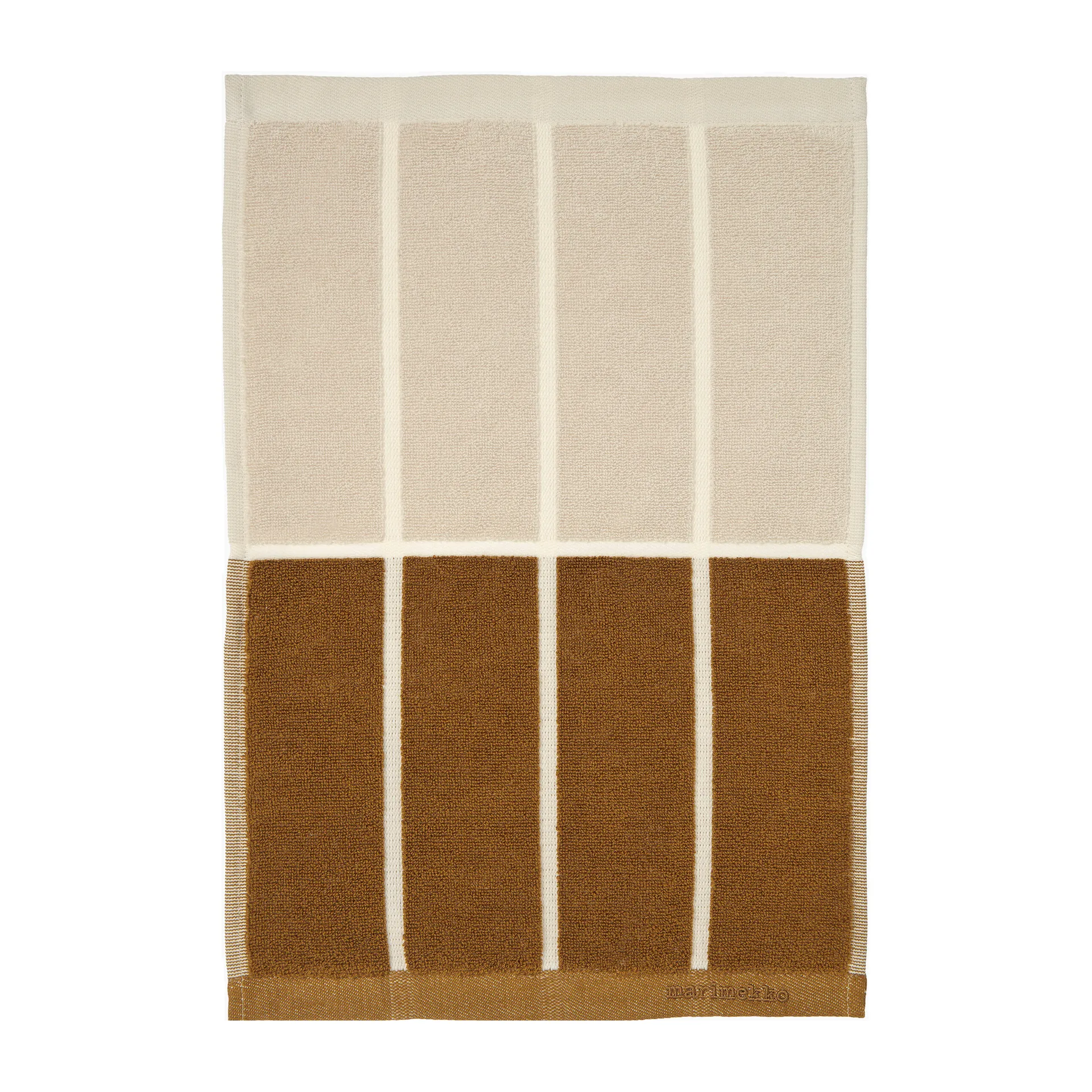 Serviette Tiiliskivi 30x50 cm, Gris foncé-marron-beige Marimekko