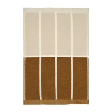 Serviette Tiiliskivi 30x50 cm - Gris foncé-marron-beige - Marimekko