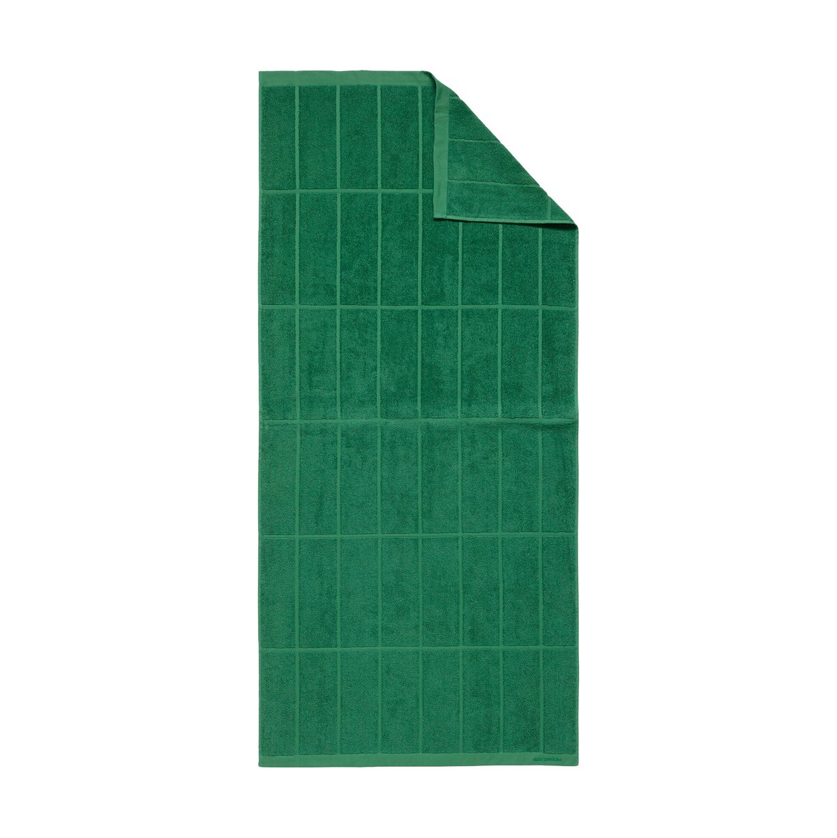 Marimekko Serviette Tiiliskivi 70x150 cm Vert | Design Scandinave | Serviettes de toilette | Vert