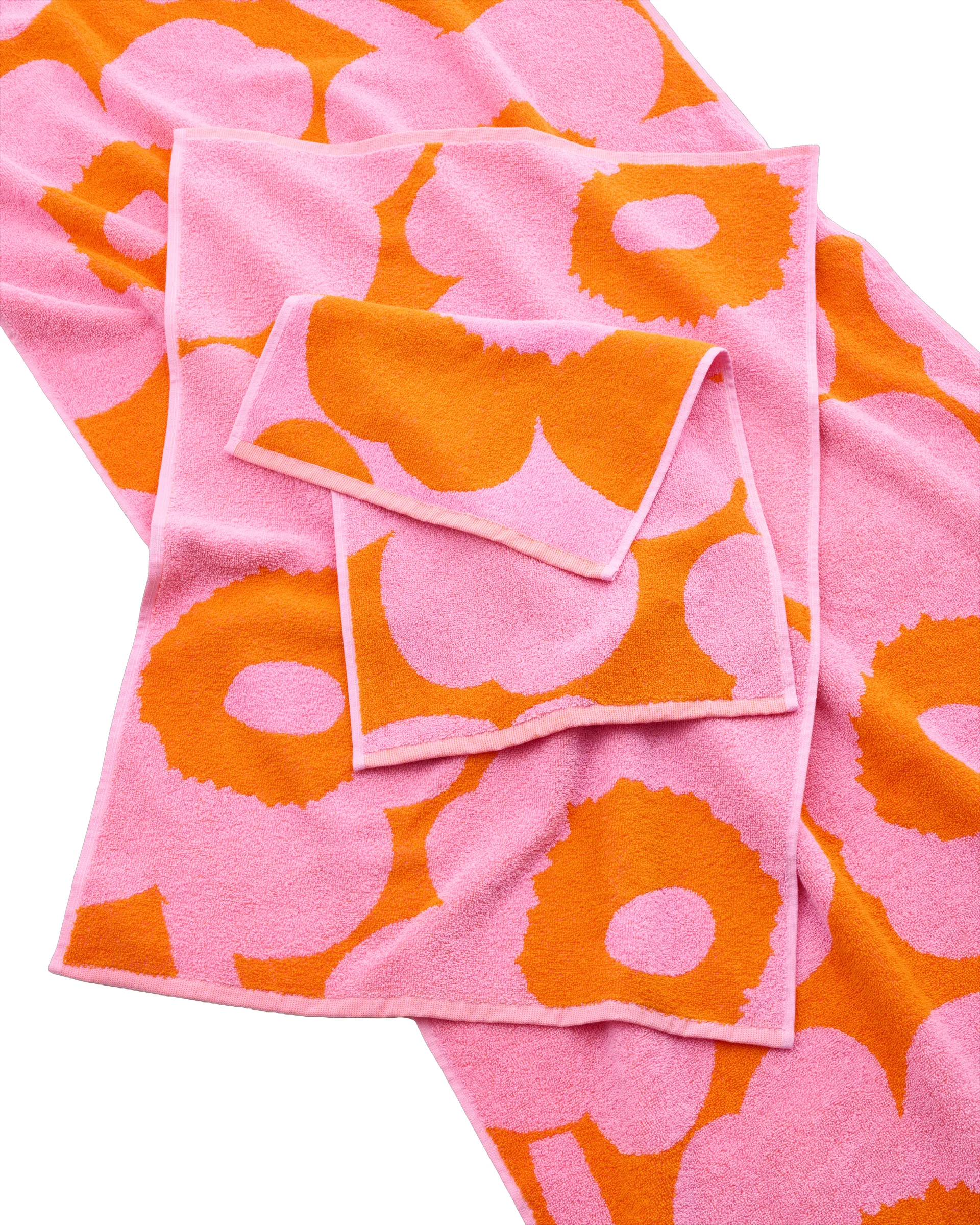 Serviette Unikko 30x50 cm, Orange-pink Marimekko