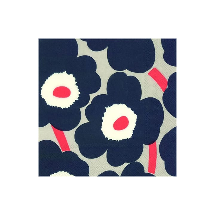 Serviette Unikko 33x33 cm Lot de 20 - Lin - Marimekko