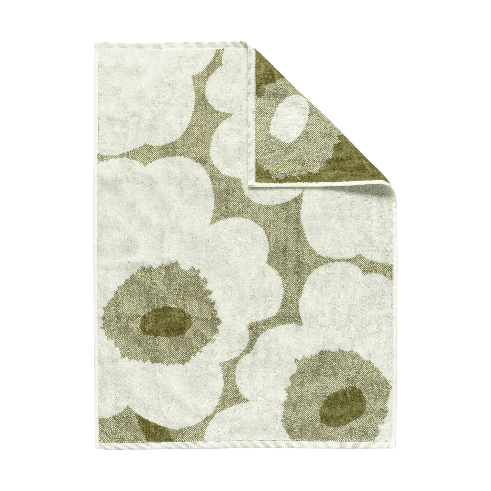 Serviette Unikko 50x70 cm, Green umber-cream Marimekko
