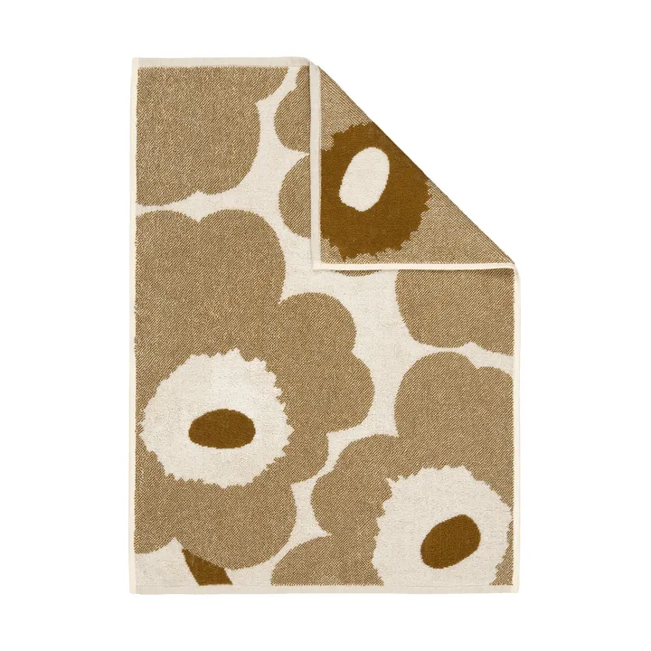 Serviette Unikko 50x70 cm - Off white-bronze - Marimekko