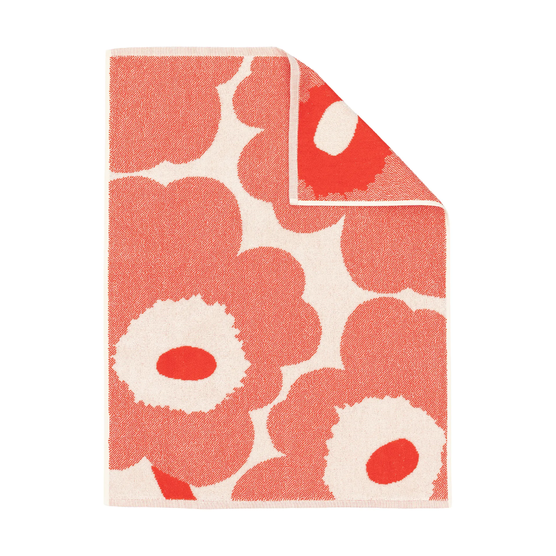 Serviette Unikko 50x70 cm, Off white-orange red Marimekko