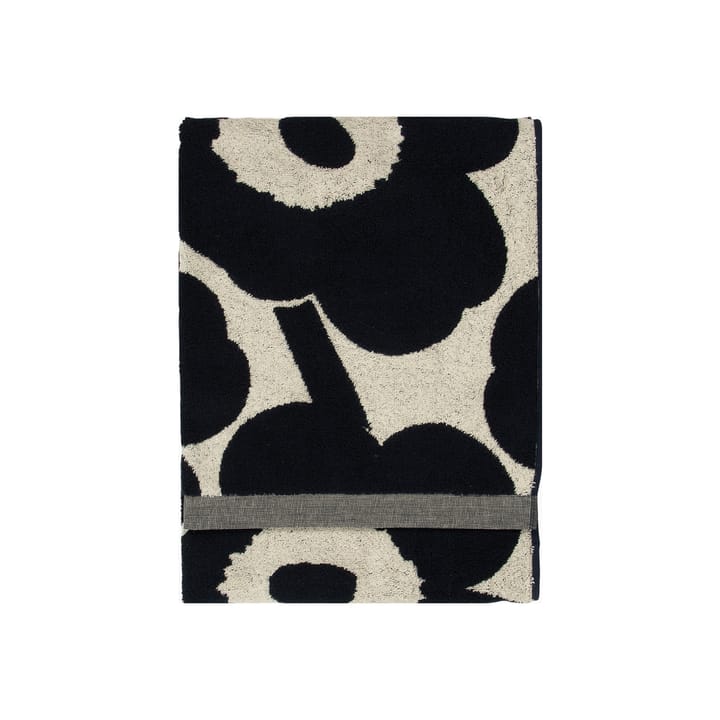 Serviette Unikko Blanc nature-bleu foncé, 70x150 cm Marimekko