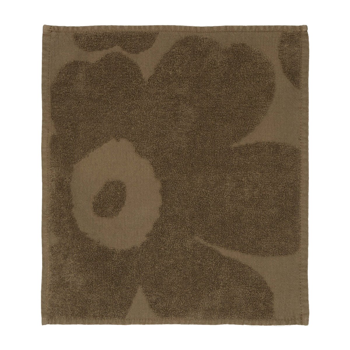 Marimekko Serviette Unikko Mini 30x30 cm dark sand | Design Scandinave | Serviettes de toilette | Marron
