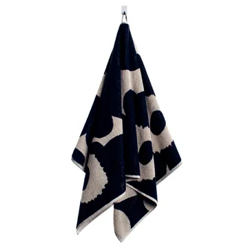 Serviette Unikko noir-sable - Serviette - Marimekko