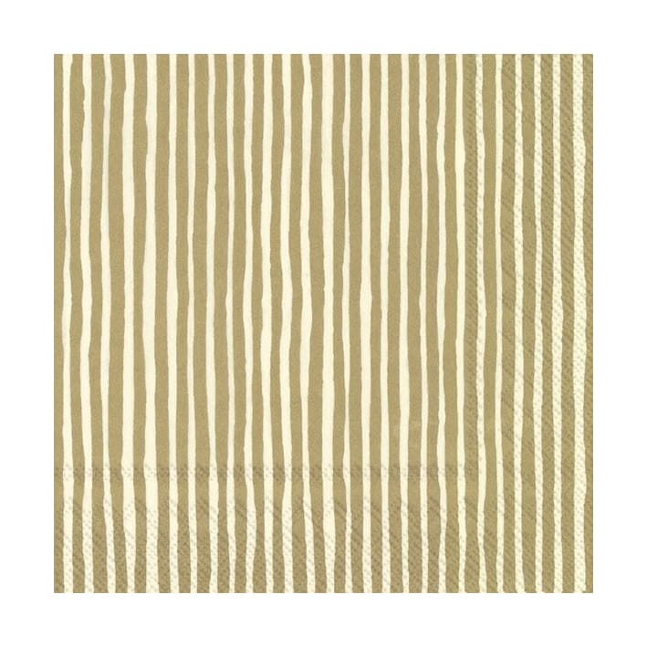 Serviette Varvunraita 33x33 cm Lot de 20 - Gold - Marimekko