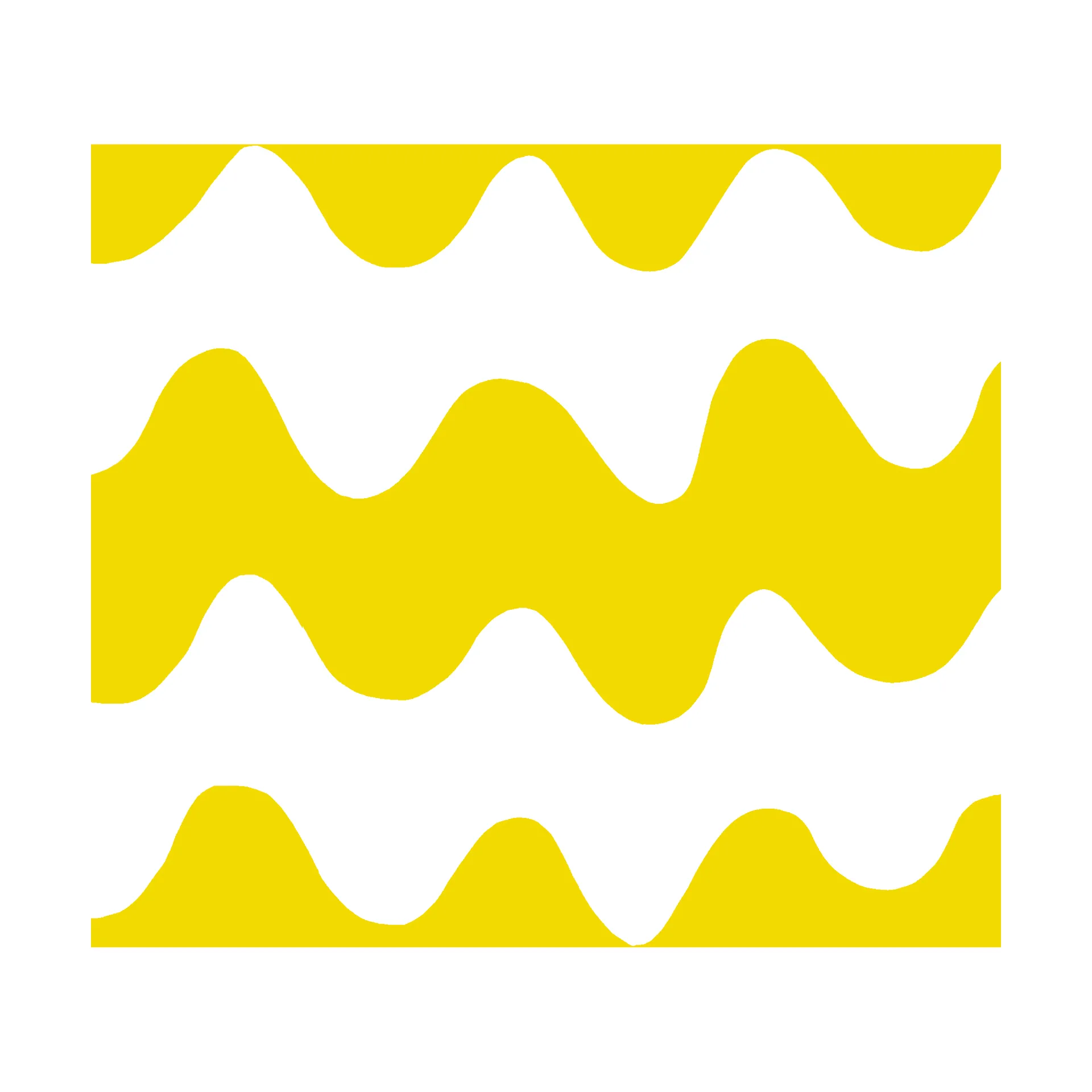 Serviettes Lokki 33x33 cm, Pack de 20, Yellow Marimekko