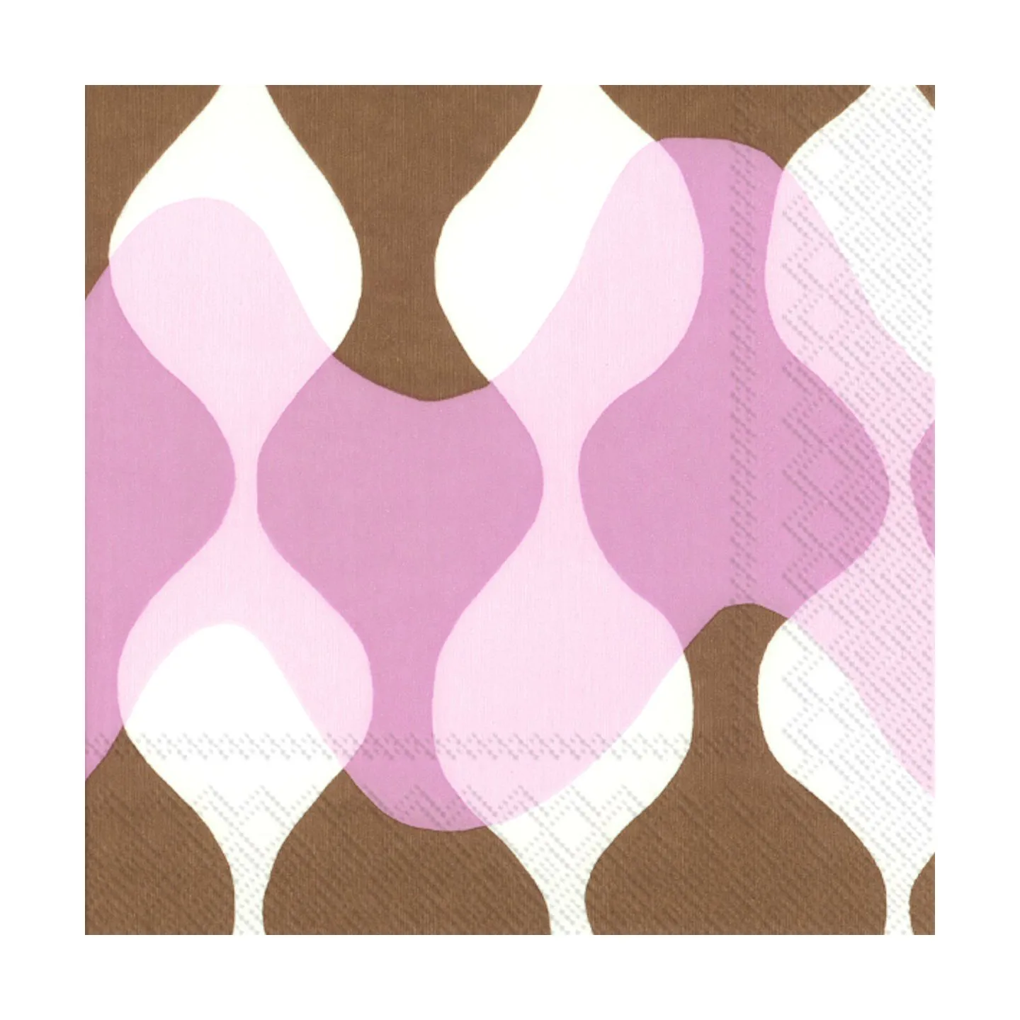 Serviettes Lokki pergola 33x33 cm, Pack de 20, Rosier Marimekko