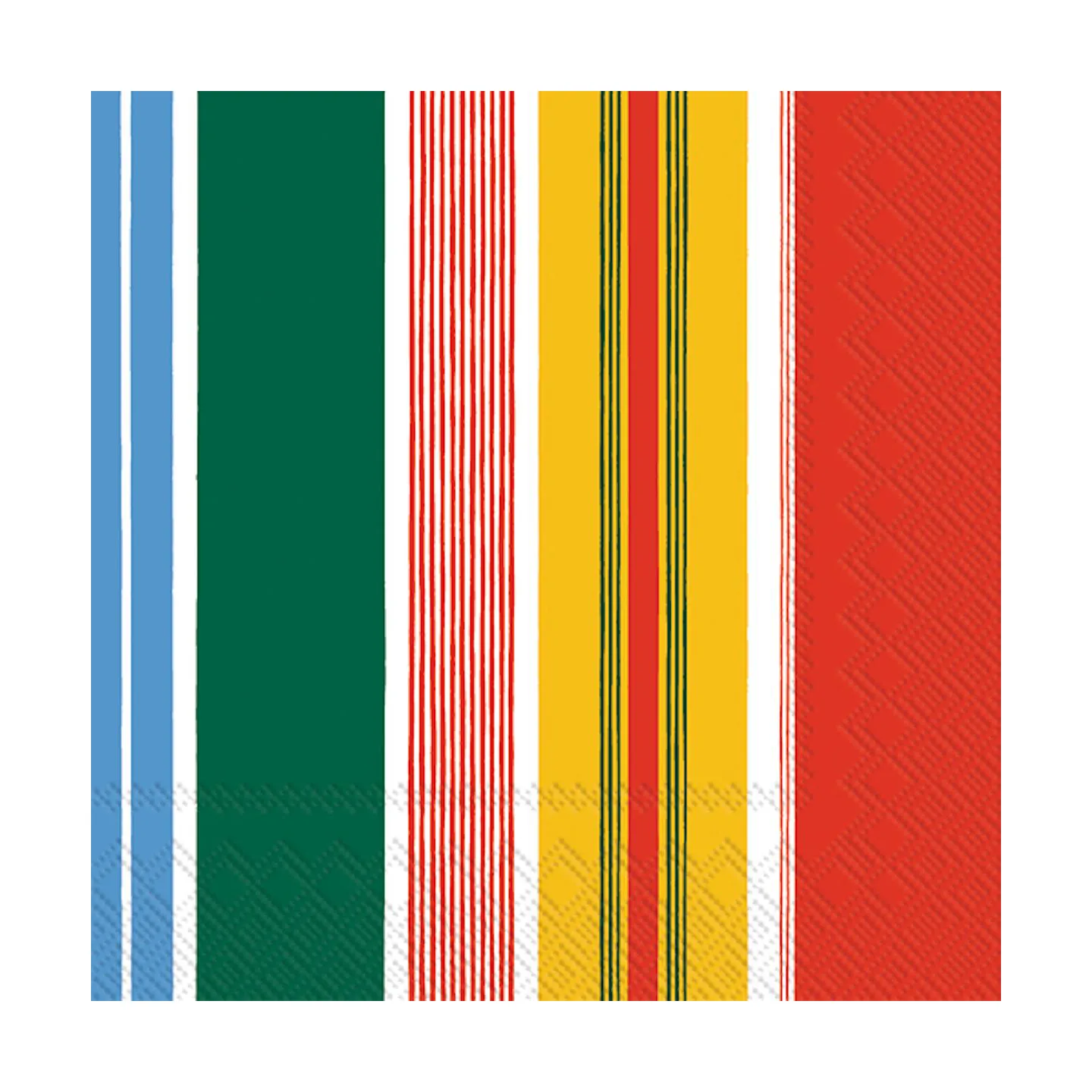 Serviettes Paraati 33x33 cm, Pack de 20, Jaune-rouge Marimekko
