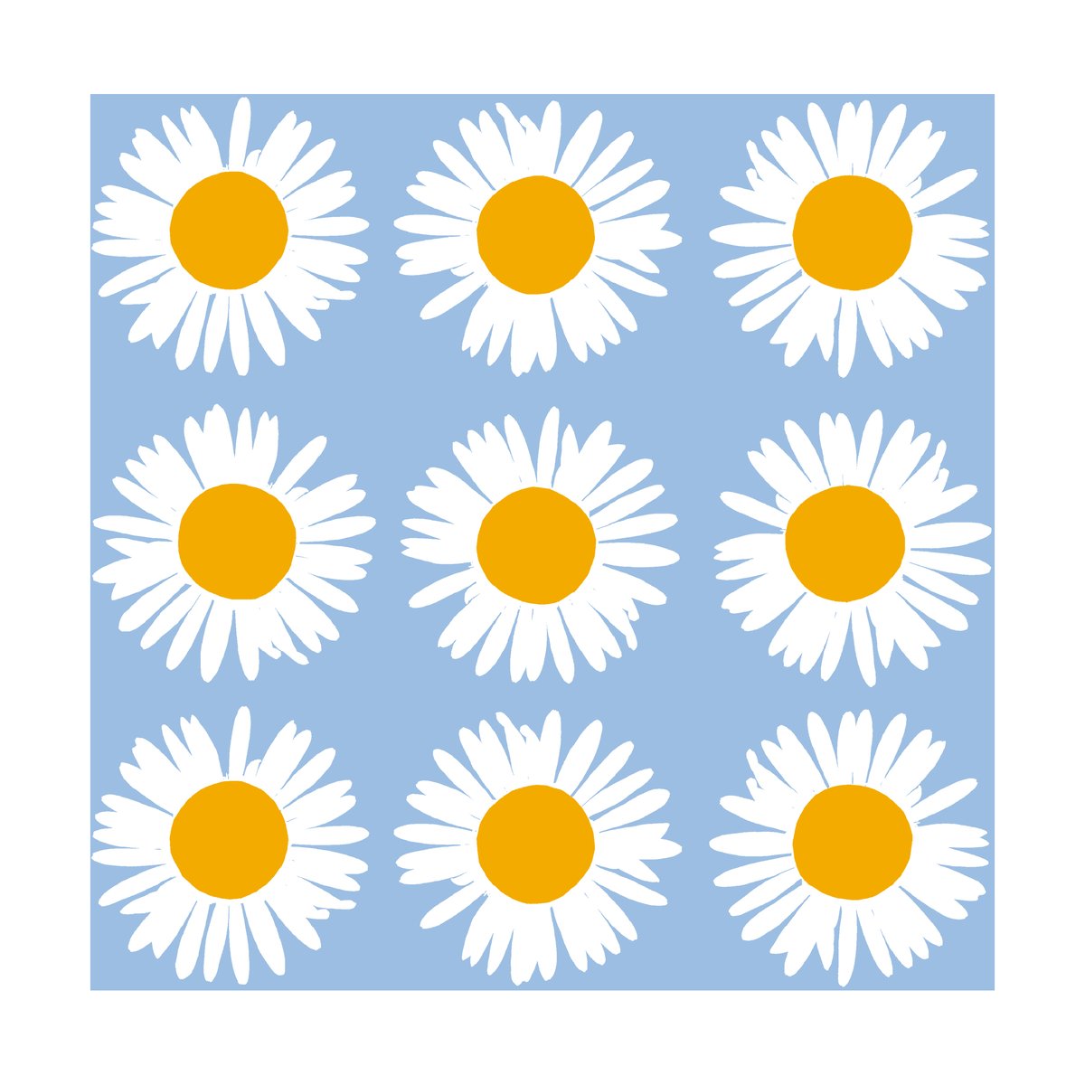 Marimekko Serviettes tournesol 33x33 cm, Pack de 20 Blue